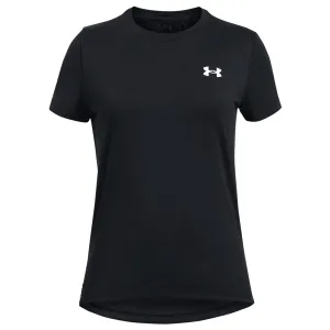 Under Armour Knockout Short Sleeve Tee - Girls - Black/White