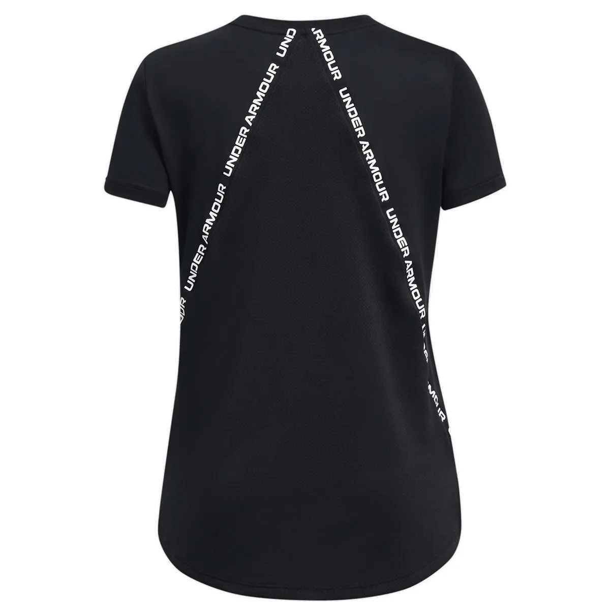 Under Armour Knockout Short Sleeve Tee - Girls - Black/White
