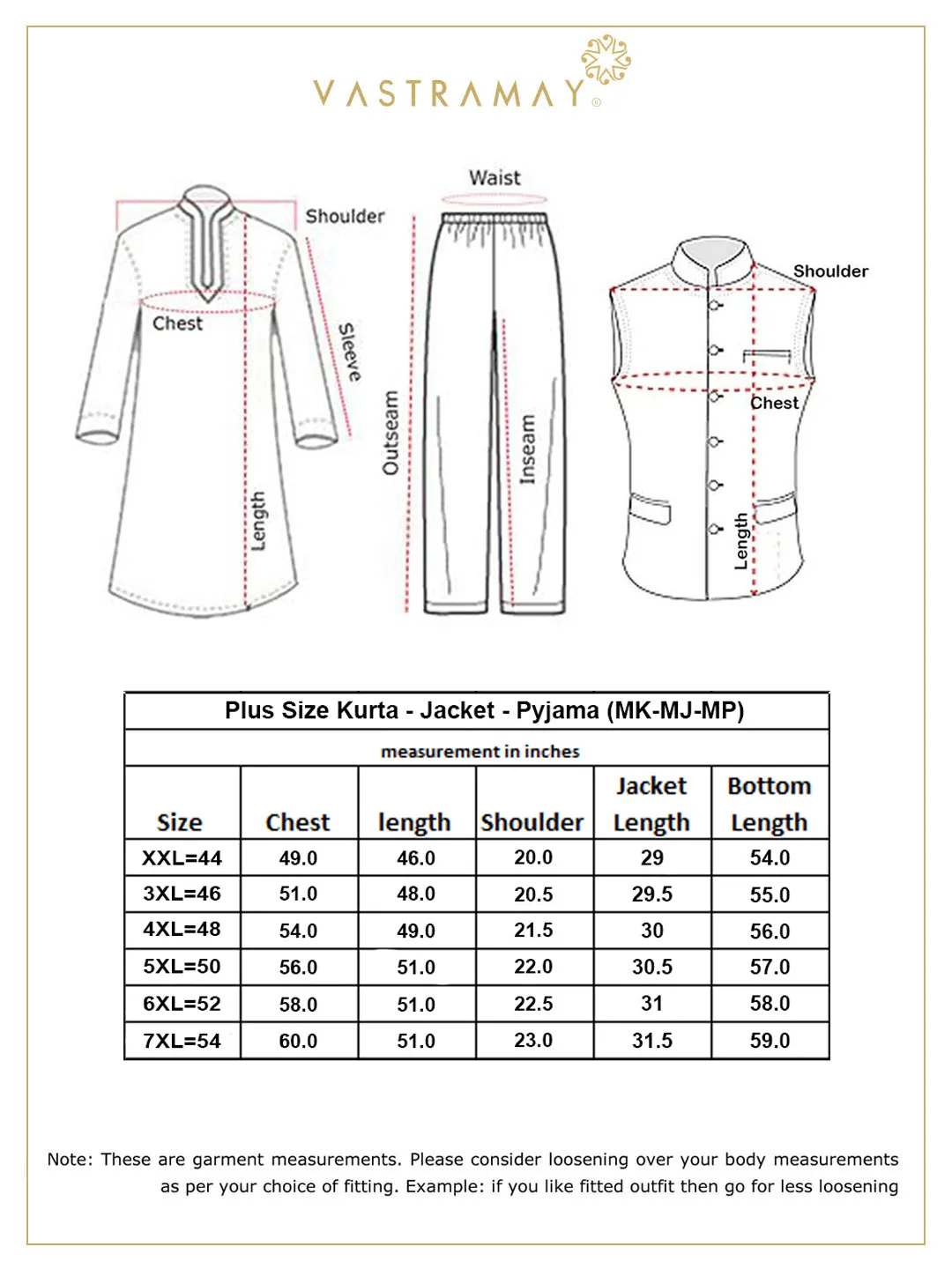 VASTRAMAY Men's Black And White Pyjama Set