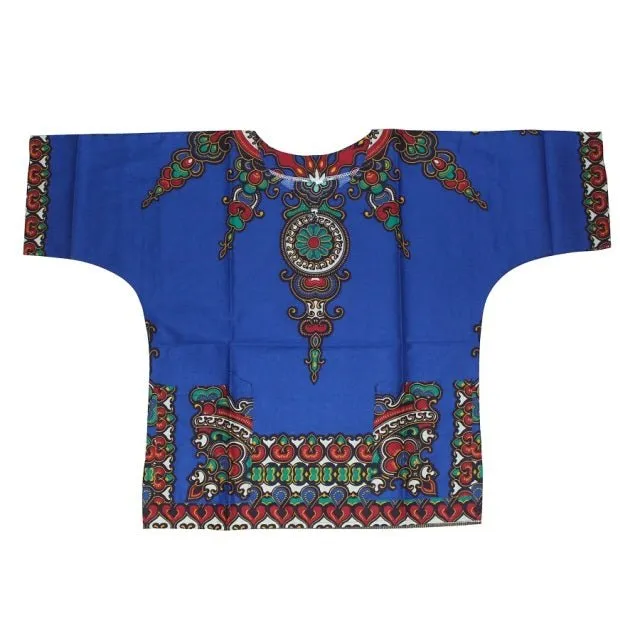 Vibrant Traditional African Print Dashiki T-shirts: Stylish Fashion Designs for Kids