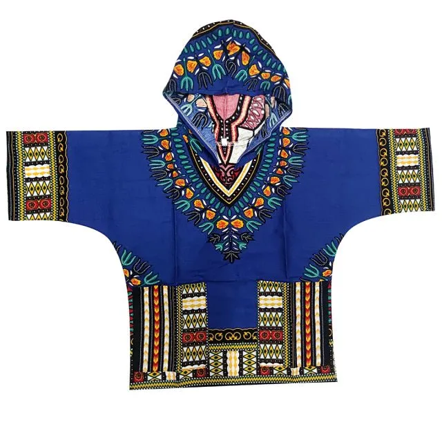 Vibrant Traditional African Print Dashiki T-shirts: Stylish Fashion Designs for Kids