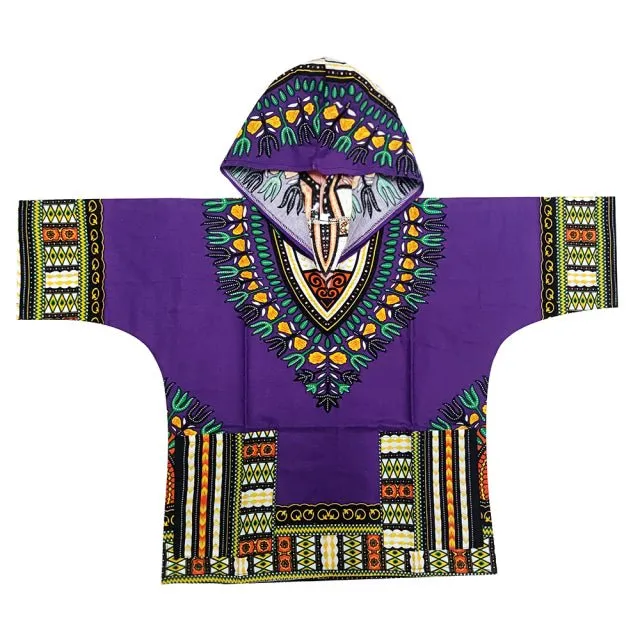 Vibrant Traditional African Print Dashiki T-shirts: Stylish Fashion Designs for Kids