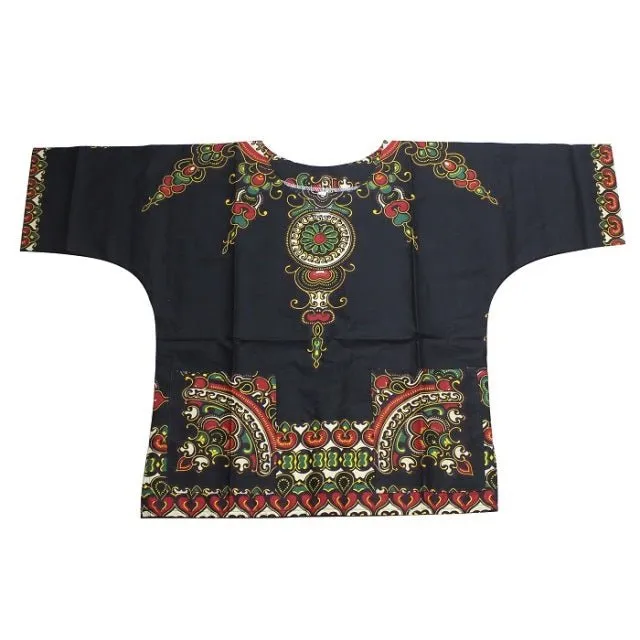 Vibrant Traditional African Print Dashiki T-shirts: Stylish Fashion Designs for Kids