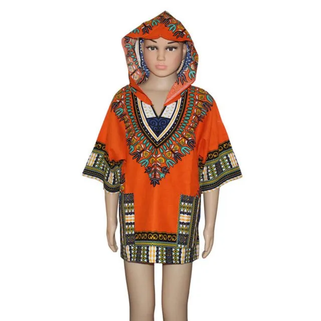 Vibrant Traditional African Print Dashiki T-shirts: Stylish Fashion Designs for Kids