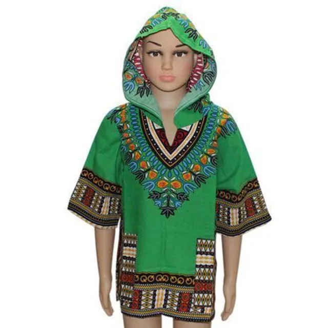 Vibrant Traditional African Print Dashiki T-shirts: Stylish Fashion Designs for Kids