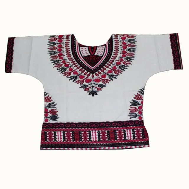 Vibrant Traditional African Print Dashiki T-shirts: Stylish Fashion Designs for Kids
