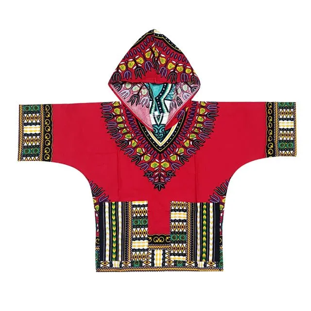 Vibrant Traditional African Print Dashiki T-shirts: Stylish Fashion Designs for Kids