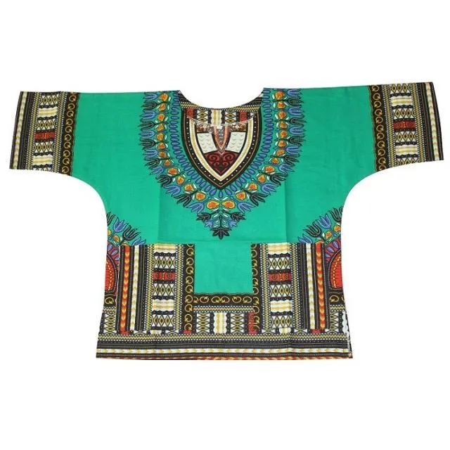 Vibrant Traditional African Print Dashiki T-shirts: Stylish Fashion Designs for Kids