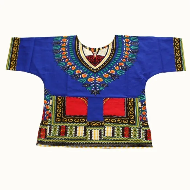 Vibrant Traditional African Print Dashiki T-shirts: Stylish Fashion Designs for Kids