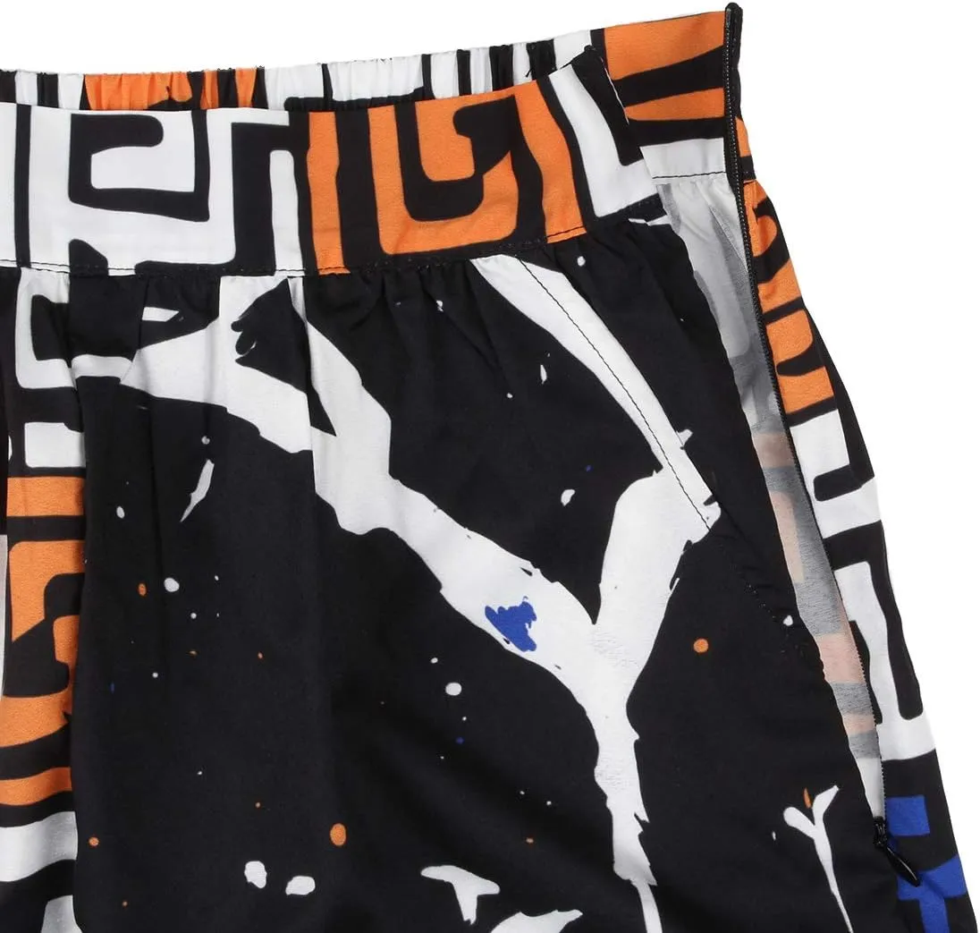 Women's African Dashiki Ankara Trousers Boho Floral Casual Loose Baggy Harem Hippie Lounge Pants