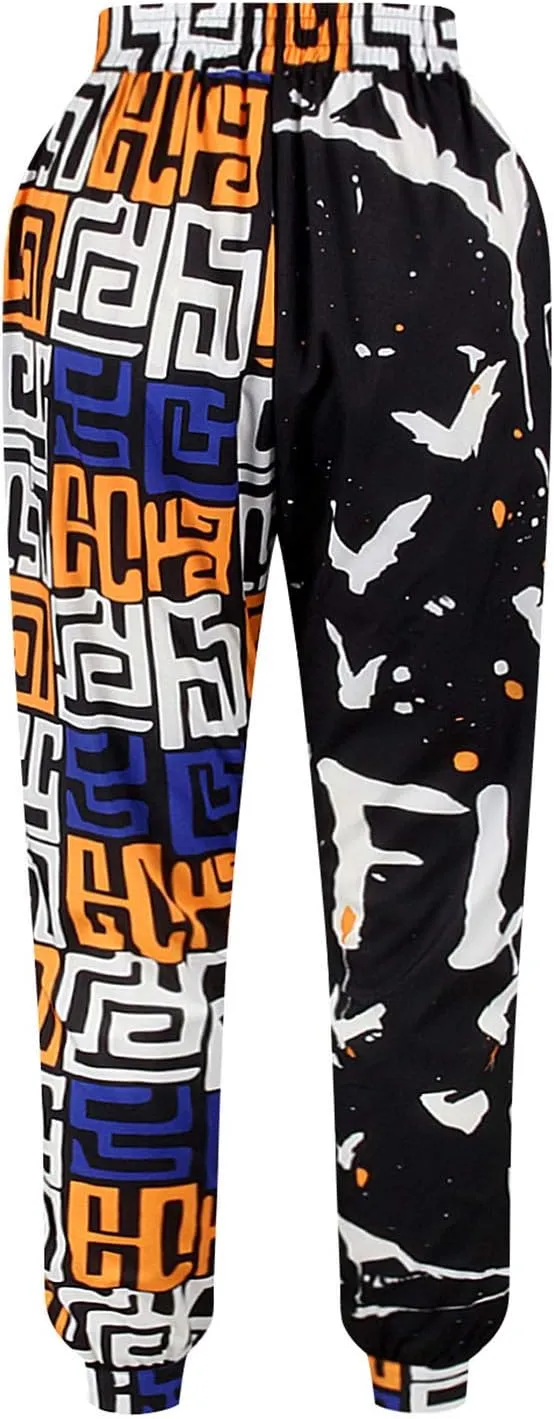 Women's African Dashiki Ankara Trousers Boho Floral Casual Loose Baggy Harem Hippie Lounge Pants