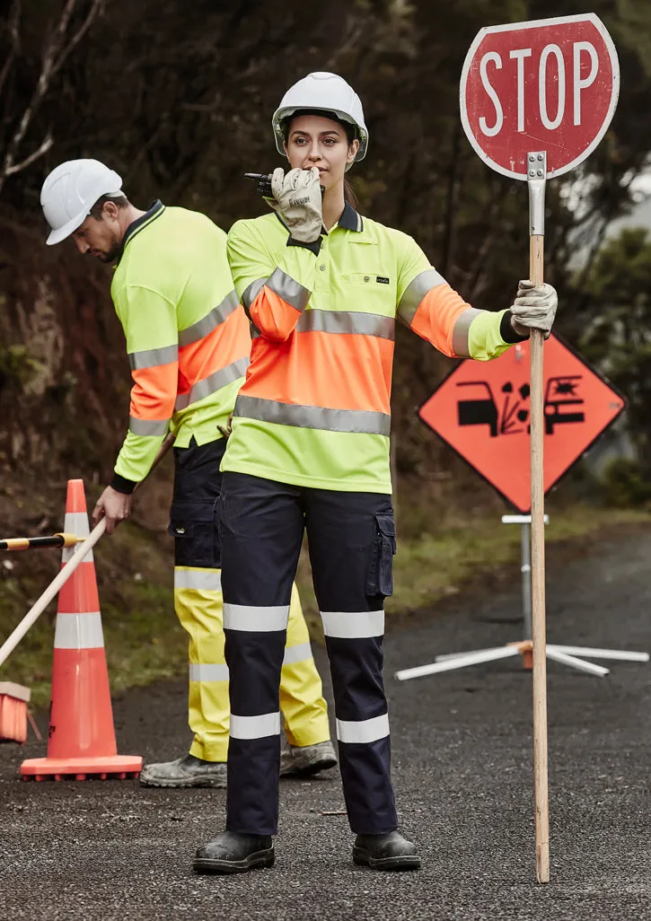 ZH380 Syzmik Hi-Vis Long Sleeve Polo Shirts