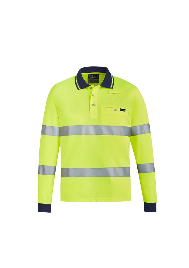 ZH380 Syzmik Hi-Vis Long Sleeve Polo Shirts